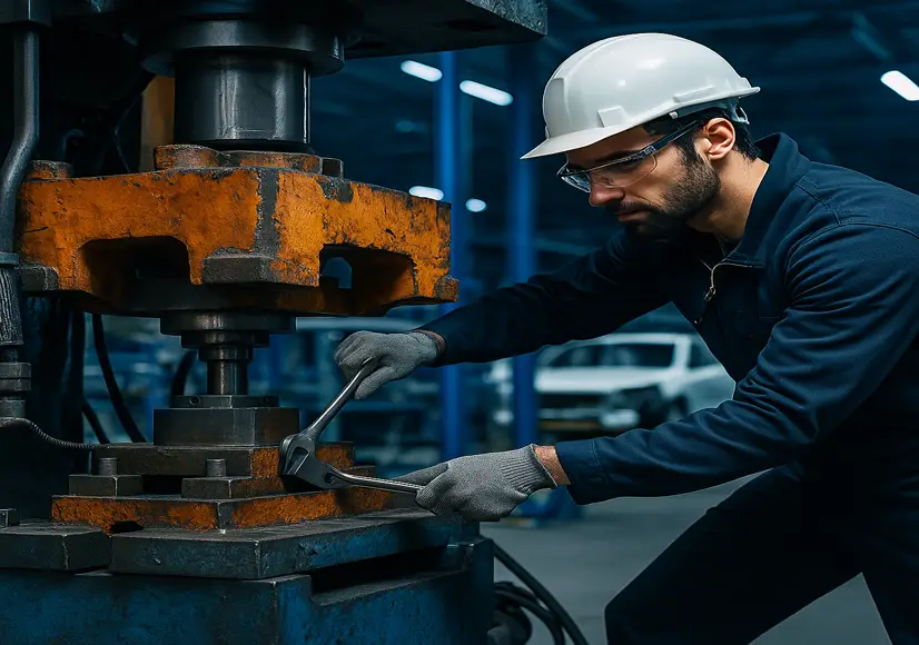 Otomotiv Fabrikası – Pres Makinesi Revizyonu